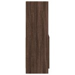 vidaXL Buffet haut chêne marron 63x33x100 cm bois d'ingénierie