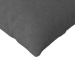 vidaXL Coussins de canapé 2 Pièces Gris foncé 145 x 40 cm