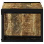 vidaXL Étagère à vin 46 x 35 x 27.5 cm Bois de manguier massif