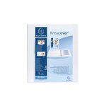 Classeur personnalisable Kreacover A4 Maxi 4 Ax Diam 15 mm Dos 38 mm Blanc x 10 EXACOMPTA