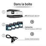 Imprimante hp tout-en-un jet d'encre officejet pro 8014e - idéal pour les professionnels - 9 mois d'instant ink inclus avec hp+