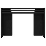 vidaXL Tables gigognes 3 Pièces noir bois d'ingénierie