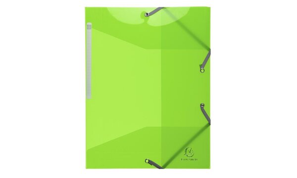 Chemise 3 rabats à élastiques polypropylène 5/10e IDERAMA PP - A4 EXACOMPTA