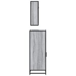 vidaXL Ensemble de meubles de salle de bain 3 Pièces Sonoma gris