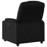 vidaXL Fauteuil inclinable électrique Noir Similicuir