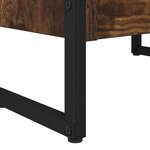 vidaXL Bibliothèque Chêne Fumé 80 x 30 x 155 cm Bois d'ingénierie