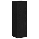 vidaXL Supports de Plante 2 Pièces Chêne Noir 25x25x80 cm Bois Ingénierie