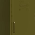 vidaXL Armoire de rangement Vert olive 42 5x35x101 5 cm Acier