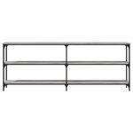 vidaXL Table console sonoma gris 200x29x75 cm bois d'ingénierie