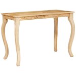 vidaXL Table basse Marron 110 x 55 x 77 cm Bois de mangue massif