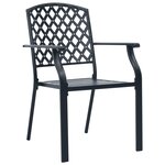 Ensemble meuble de couloir 9 pièces vidaXL en acier anthracite