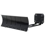 vidaXL Chasse-neige pour VTT 120 x 38 cm Noir
