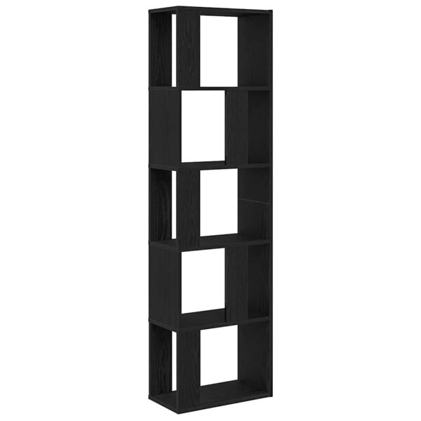 vidaXL Bibliothèque/Séparateur de pièce chêne noir 45x24x159 cm