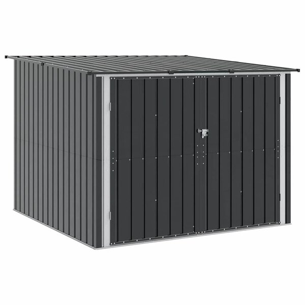 vidaXL Abri de vélo 3 Pièces Anthracite 216 x 207 x 158 cm Métал