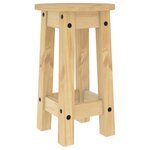 vidaXL Tabourets de bar lot de 2 bois massif de pin