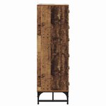 vidaXL Haut Armoire Bois ancien 35 x 37 x 117 cm Bois d'ingénierie