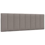 vidaXL Cadre de lit sans matelas taupe 120x200 cm tissu