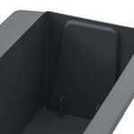 vidaXL Caisses à fleurs pour palettes Euro 24 pc Gris Polypropylène