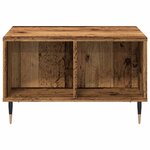 vidaXL Table basse vieux bois 60x50x36 5 cm bois d'ingénierie