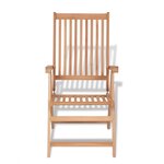 vidaXL Ensemble à manger d'extérieur 7 Pièces et chaises pliables Teck
