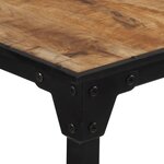 vidaXL Table de bar 60x55x107 cm bois de manguier massif brut