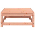 vidaXL Canapé de jardin sans accoudoirs avec coussins et repose-pieds
