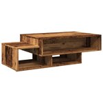 vidaXL Table basse vieux bois 105x55x32 cm bois d'ingénierie