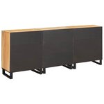 vidaXL Buffet 3 Pièces Marron 180 x 33 x 75 cm Bois de mangue massif
