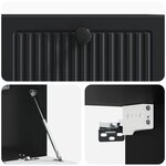 vidaXL Meuble TV mural Noir 59 5 x 31 x 30 cm Bois d'ingénierie