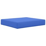 vidaXL Coussin de canapé d'extérieur 2 Pièces Bleu royal Polyester