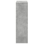 vidaXL Étagère séparatrice de pièce à 3 niveaux gris béton 99x29x99 cm
