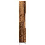 vidaXL Armoire de salle de bain vieux bois 30x30x190cm bois ingénierie
