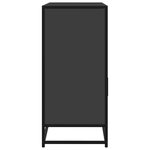 vidaXL Buffet noir 100x35x76 cm bois d’ingénierie