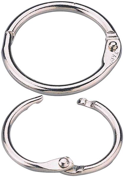 Anneaux à relier, diamètre: 38 mm Lot de 10 -20914- EXACOMPTA