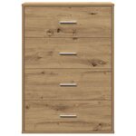 vidaXL Buffet Chêne artisanal 60 x 31 x 84 cm Bois d'ingénierie