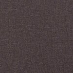 vidaXL Chaises à manger lot de 4 marron foncé tissu