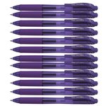 Roller encre gel rétractable ENERGEL X BL107 Pointe 0 7 mm Violet x 12 PENTEL