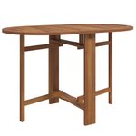vidaXL Ensemble à manger d'extérieur pliable 5Pièces Bois d'acacia solide