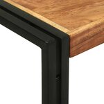 vidaXL Table console Marron 120 x 33 x 75 cm Bois d'acacia massif