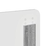 vidaXL Tête de lit Gris Sonoma 140 cm Bois d'ingénierie