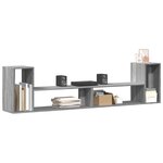 vidaXL Meubles TV 2 Pièces sonoma gris 100x30x50 cm bois d'ingénierie