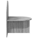 vidaXL Table de chevet 2 Pièces Sonoma gris 48 x 49 x 65 cm