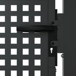 vidaXL Portail de jardin anthracite 105x250 cm acier