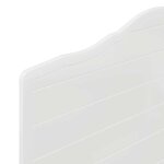 vidaXL Tête de lit Blanc Brillant 90 cm Bois d'ingénierie
