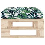 vidaXL Pouf palette de jardin bois de pin imprégné