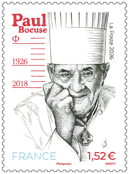 Timbre - Paul Bocuse (1926-2018) - Lettre Verte