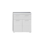 Trendteam Armoire de sol de salle de bain Amanda Blanc