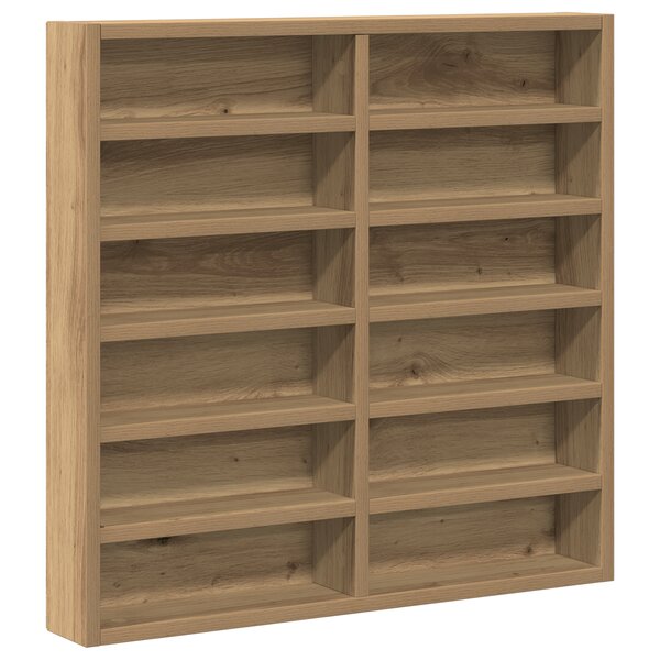 vidaXL Vitrine Cabinet Artisan Chêne 60x8 5x58 cm Bois d'ingénierie