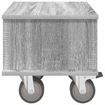 vidaXL Meuble TV Gris Sonoma 37 x 35 x 35 cm Bois d'ingénierie