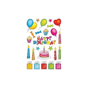 HERMA Sticker DECOR "anniversaire"  scintillant